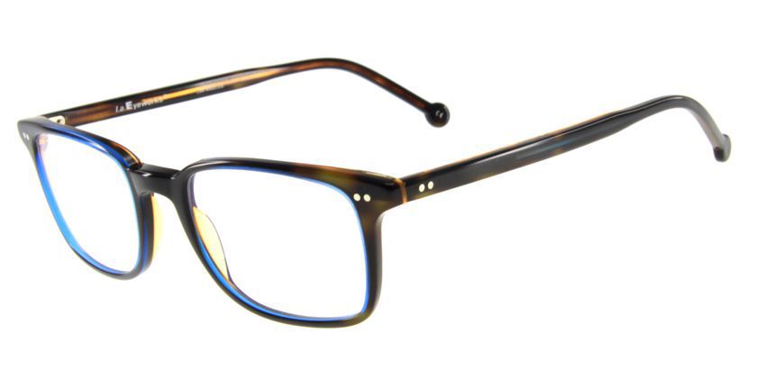 LA Eyeworks LETWILL157 Eyeglasses - 45 Degree View